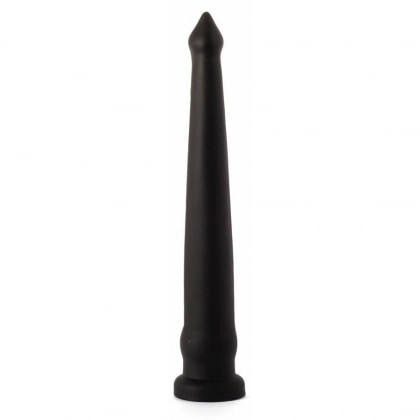 X Men Plug Anal PVC Negru cu Ventuză, 59 cm, Stimulare