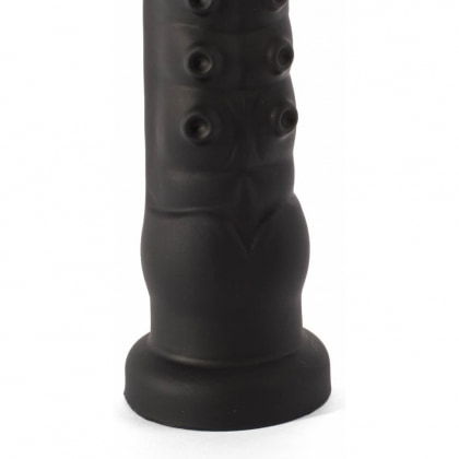 X Men Plug Anal PVC Negru cu Ventuză, 59 cm, Stimulare