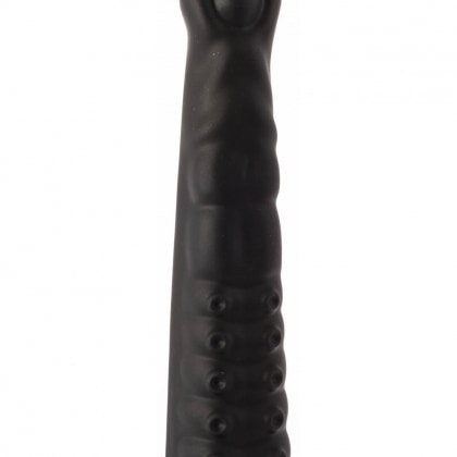 X Men Plug Anal PVC Negru cu Ventuză, 59 cm, Stimulare