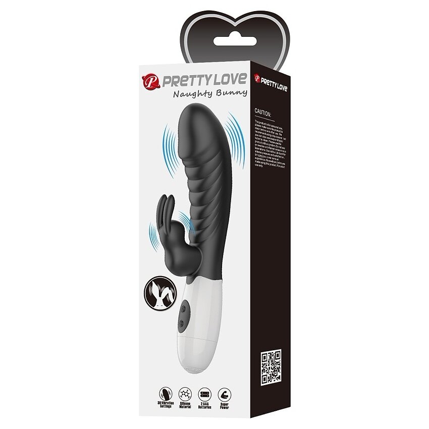 Pretty Love Naughty Bunny – Dublu Stimulator, 30 Moduri
