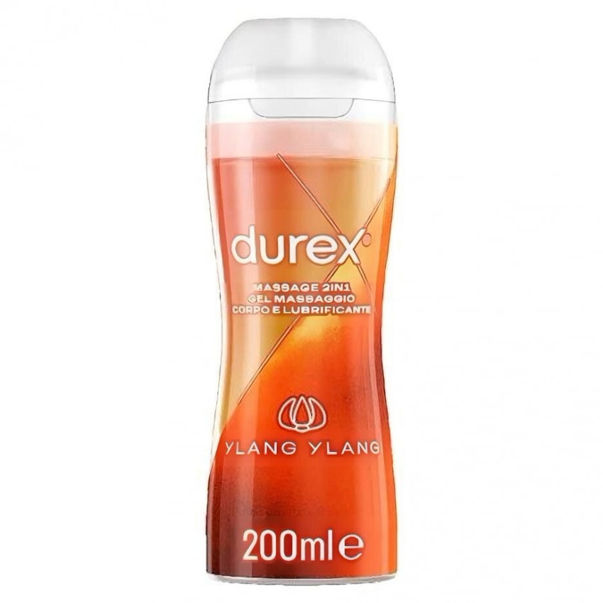 Durex Sensual Massage Ylang Ylang Gel 2 în 1, 200ml