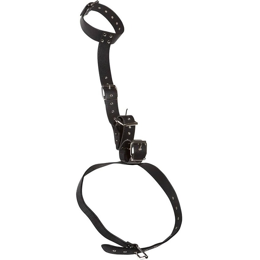 Bad Kitty Set Guler + Cătușe Reglabile Mâini Talie