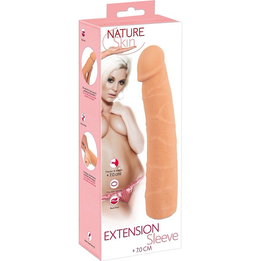 Nature Skin Extensie +7 cm, +2 cm Grosime, Naturală