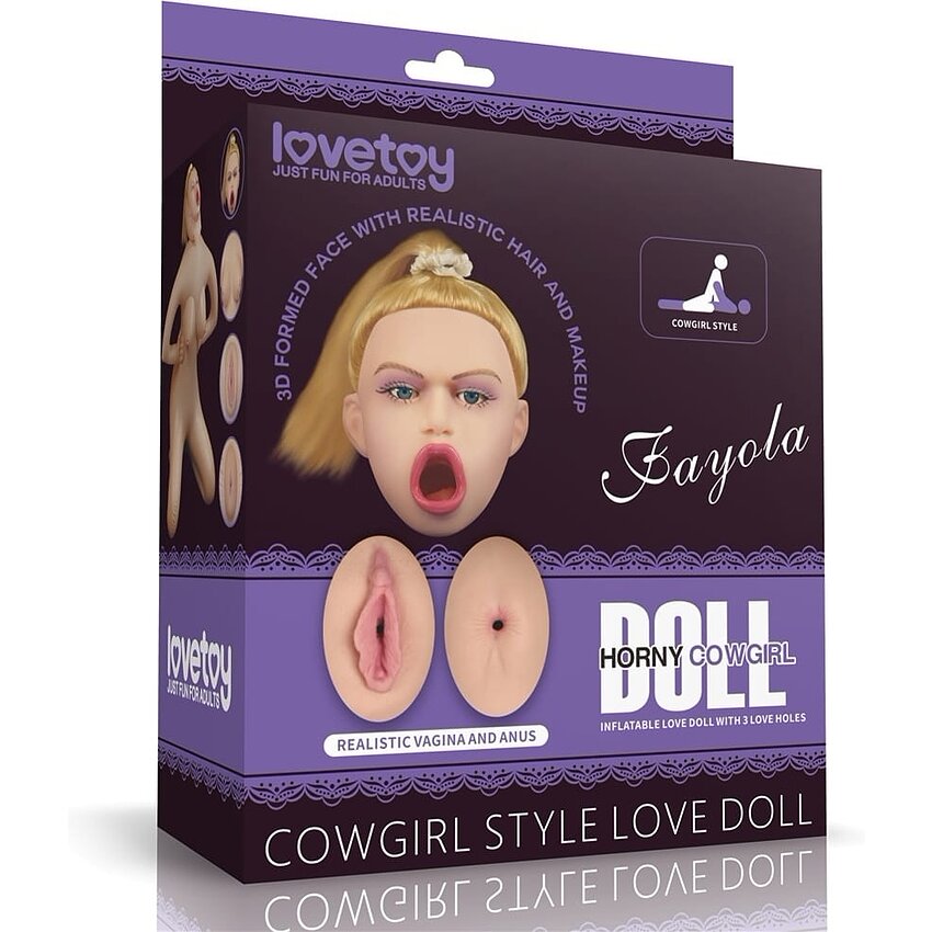Cowgirl Lovetoy 93 cm – Păpușă Gonflabilă Compactă