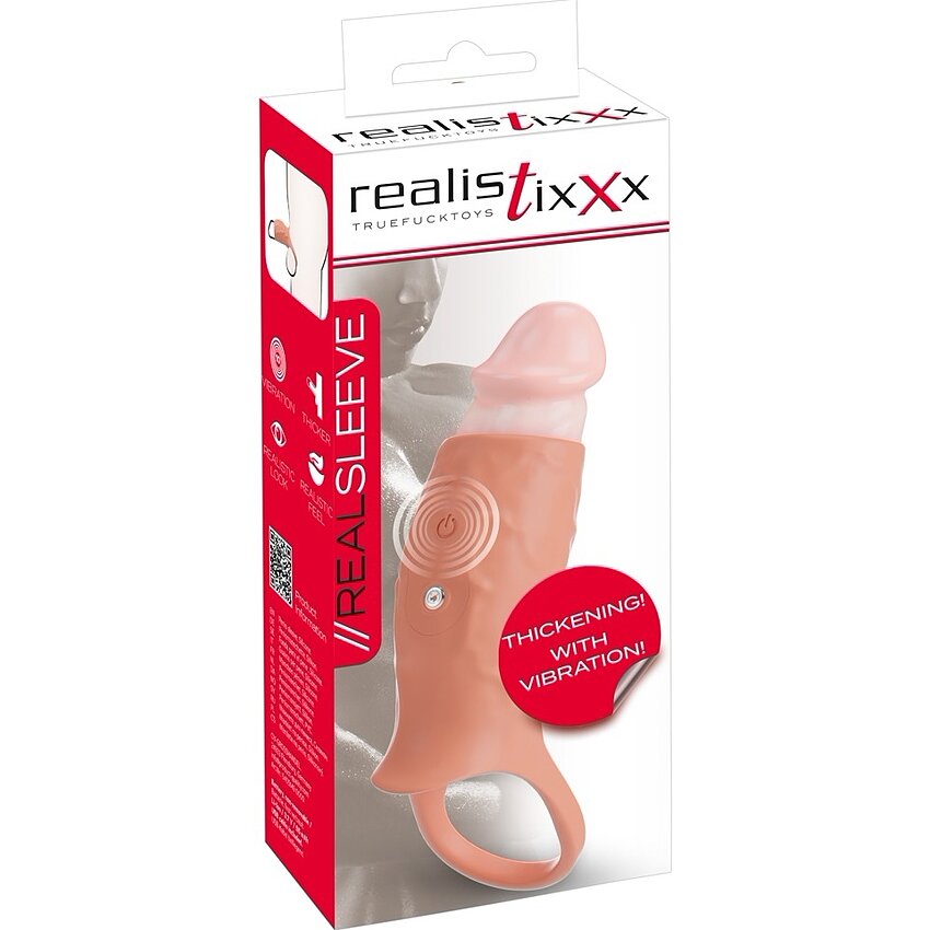 Realistixxx RealSleeve Open — 10 Moduri, Reîncărcabil USB