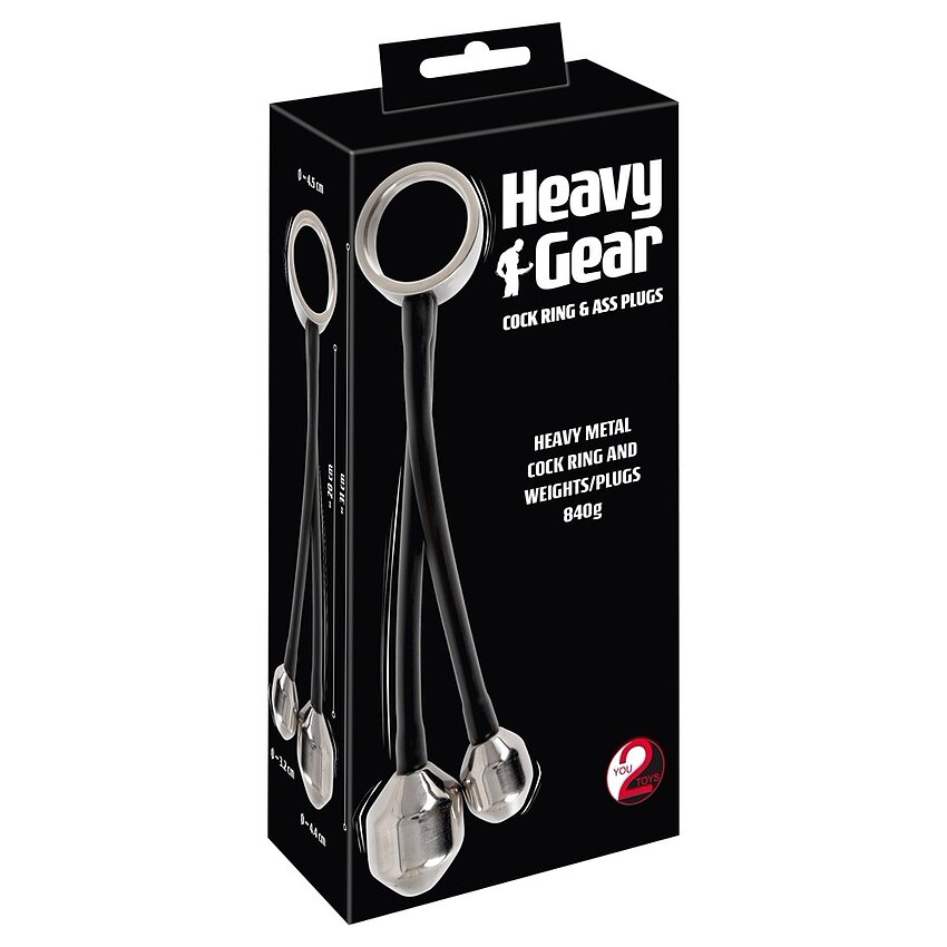 Heavy Gear – Inel Penian Metalic cu 2 Pluguri 31 cm