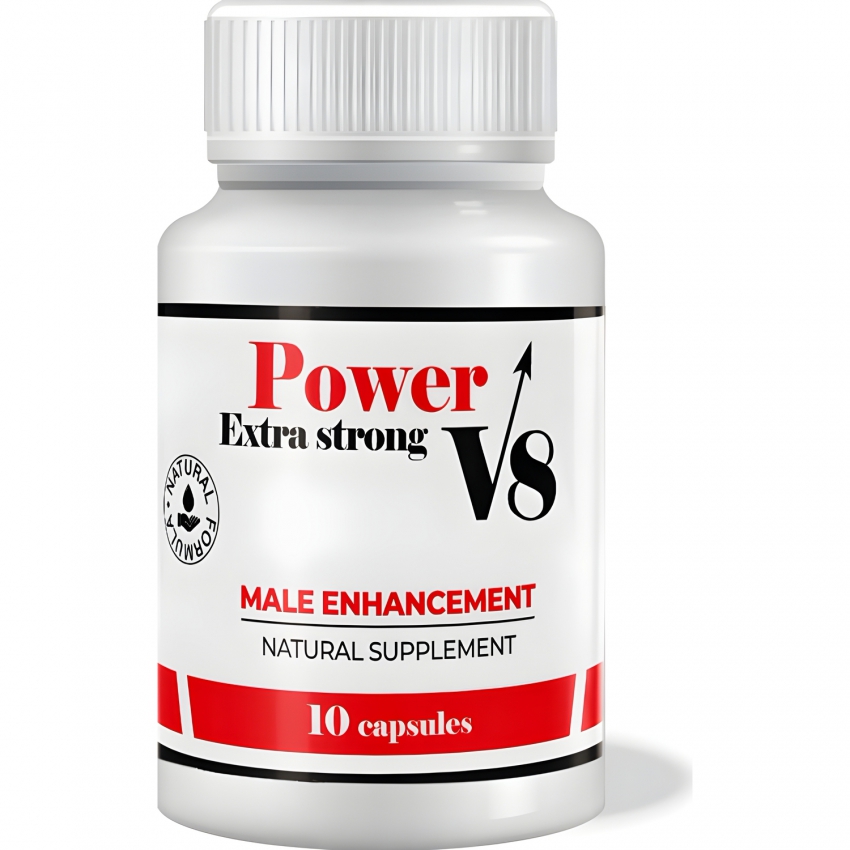 Power V8 Extra Strong Capsule Pentru Erecție 10buc
