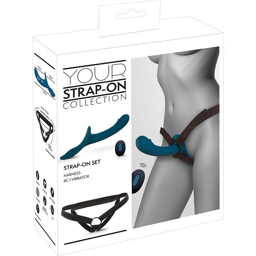 Set Strap-On You2Toys — 7 Moduri, Reîncărcabil