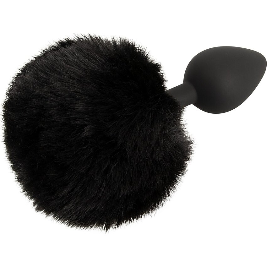 Coada Pufoasă Plug M You2Toys – Discret, Negru, silicon