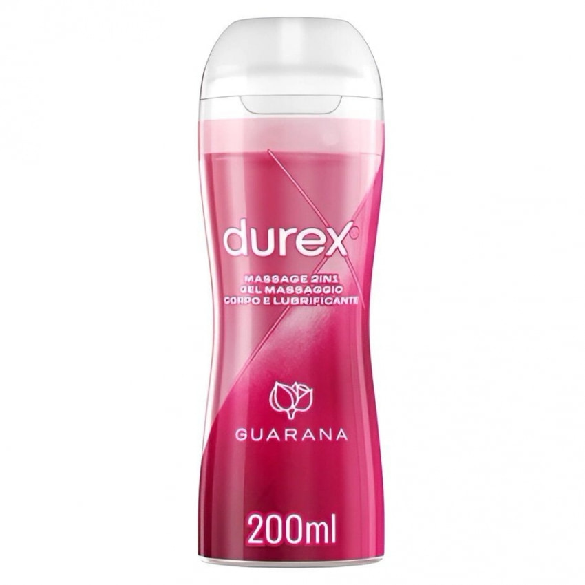 Durex Gel Masaj Stimulant Guarana 2 în 1, 200ml