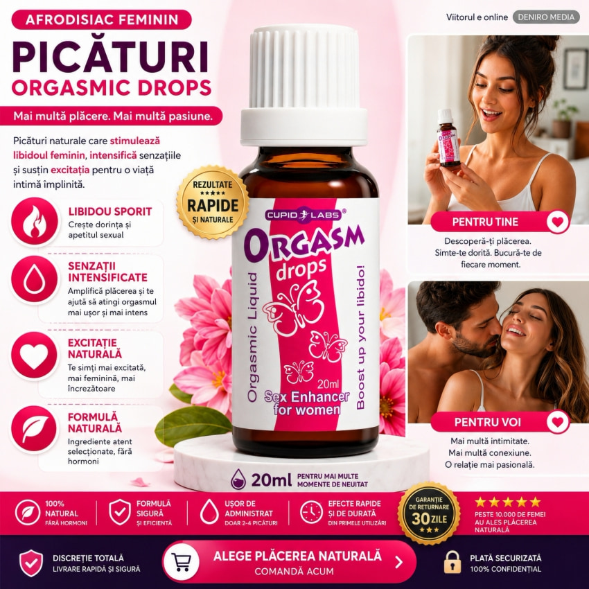 Afrodisiac Feminin Picături Orgasmic Drops 20ml