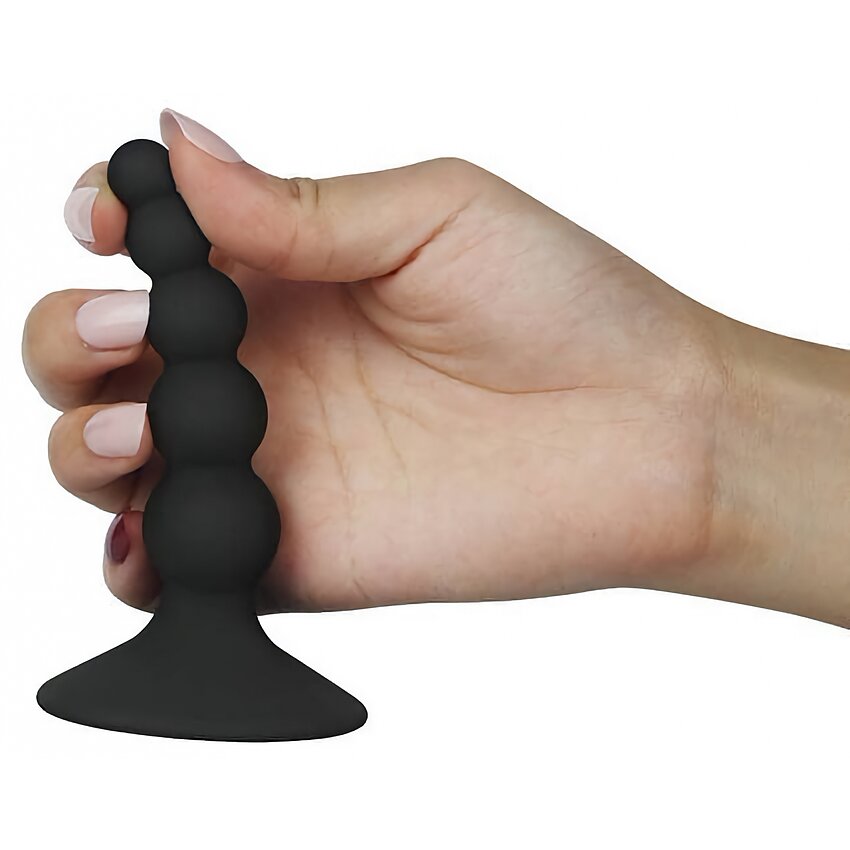 Anal Plug Cu BIle Lure Me Black Negru