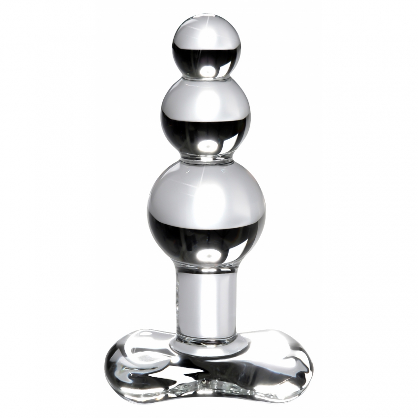 Anal Plug Din Sticlă Icicles No 47 Transparent