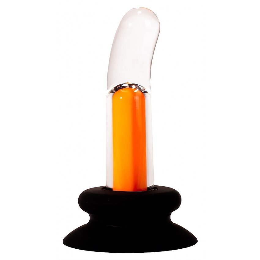 Anal Plug X-MEN 10 Speeds Vibrating Punct G Portocaliu
