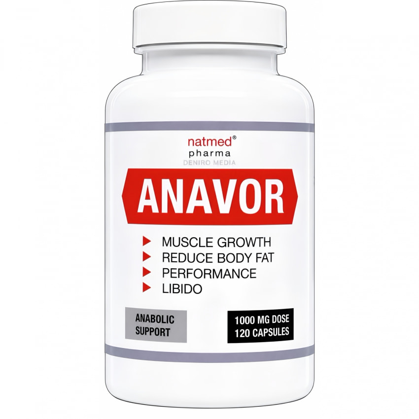 Anavor Creștere Masă Musculară 120 Capsules