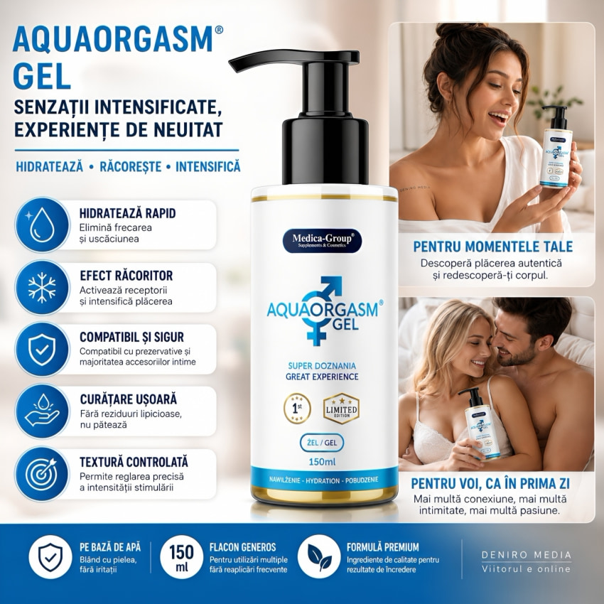 Aqua Orgasm Gel 150 ml – Alunecare Puternică și Confort