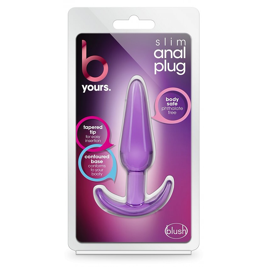 Dop Anal B Yours Slim Conic pentru Începători Mov