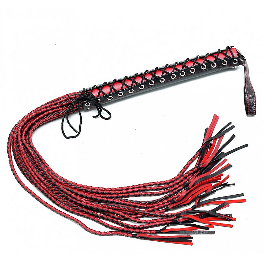 Bici Rimba Bondage Play Flogger Negru