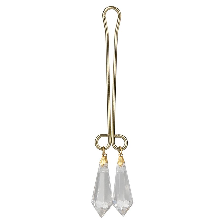 Bijuterie Clitoridiană Cleopatra Crystal Alb