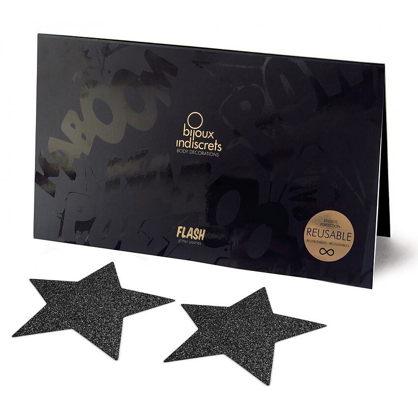 Bijuterii Pentru Sâni Flash Star Negru