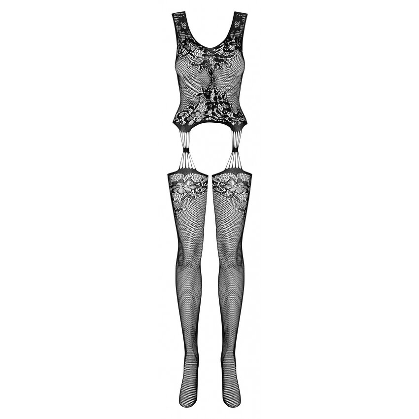 Body Stocking Obsessive F221 Negru XL-2XL