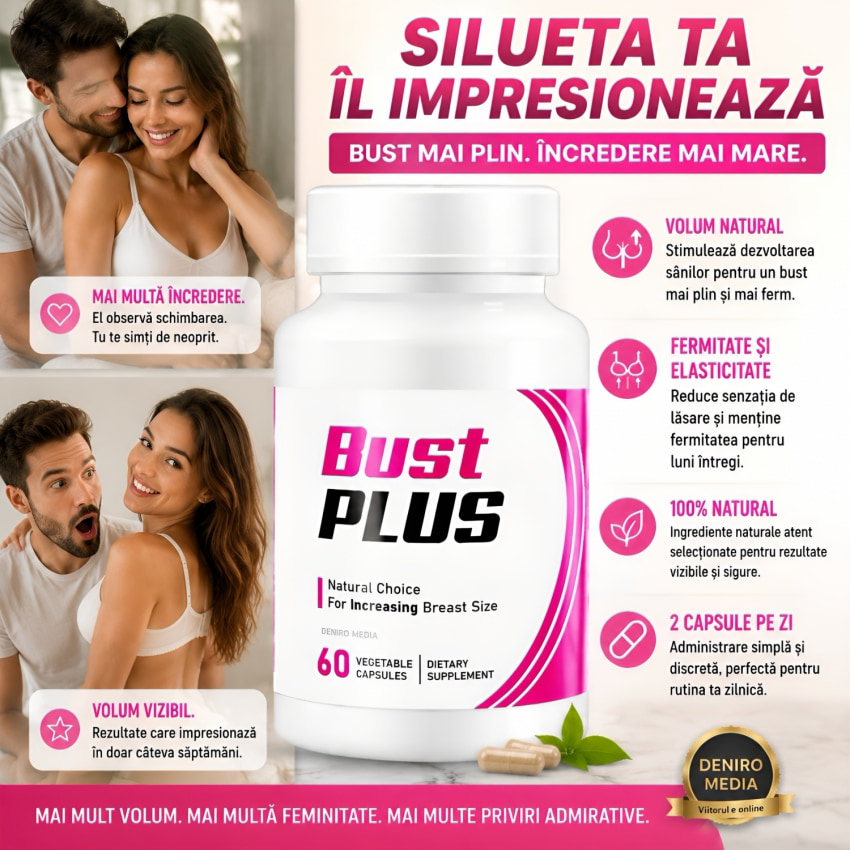 Bust Plus Cupid Labs Adaos Creștere Bust 60buc