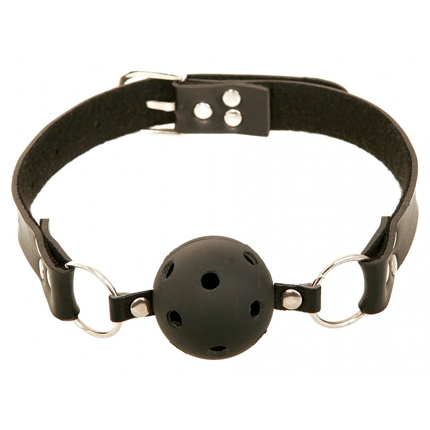 Căluș Sexual Breathable Ball Negru