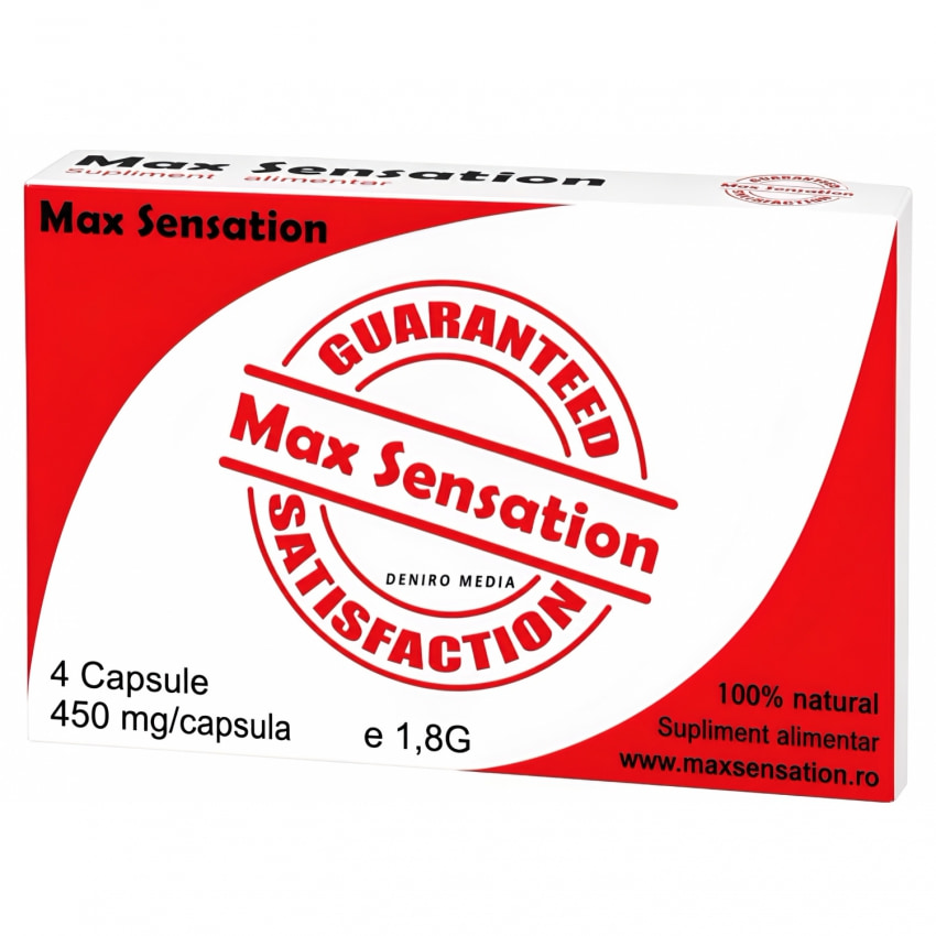 Capsule Potentă Max Sensation 4buc