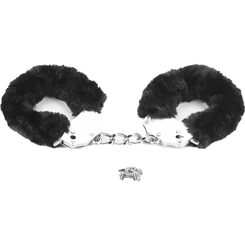 Cătușe Fetish Pleasure Fluffy Negru