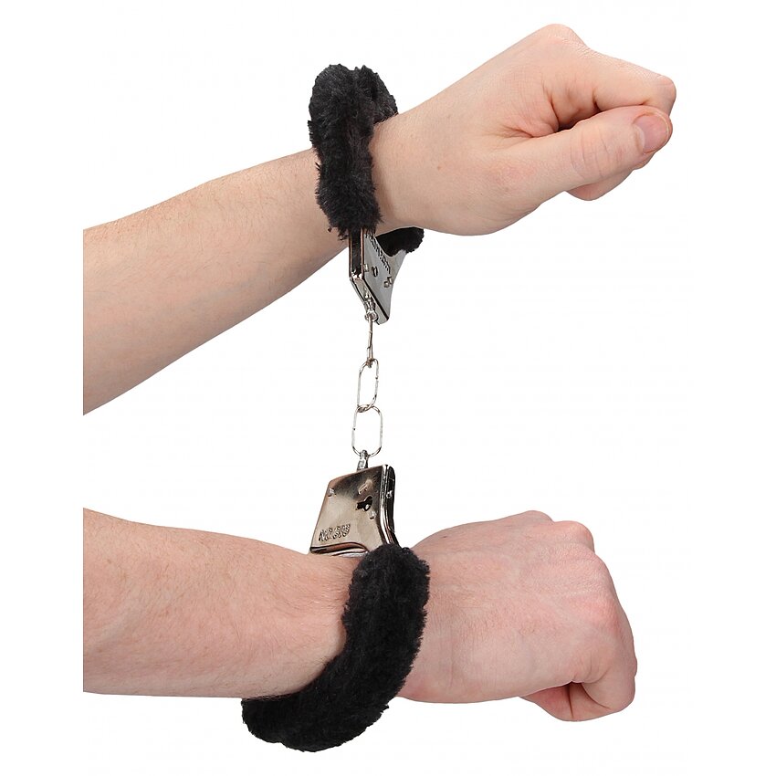 Cătușe cu Blăniță Furry Fun cu Buton de Eliberare