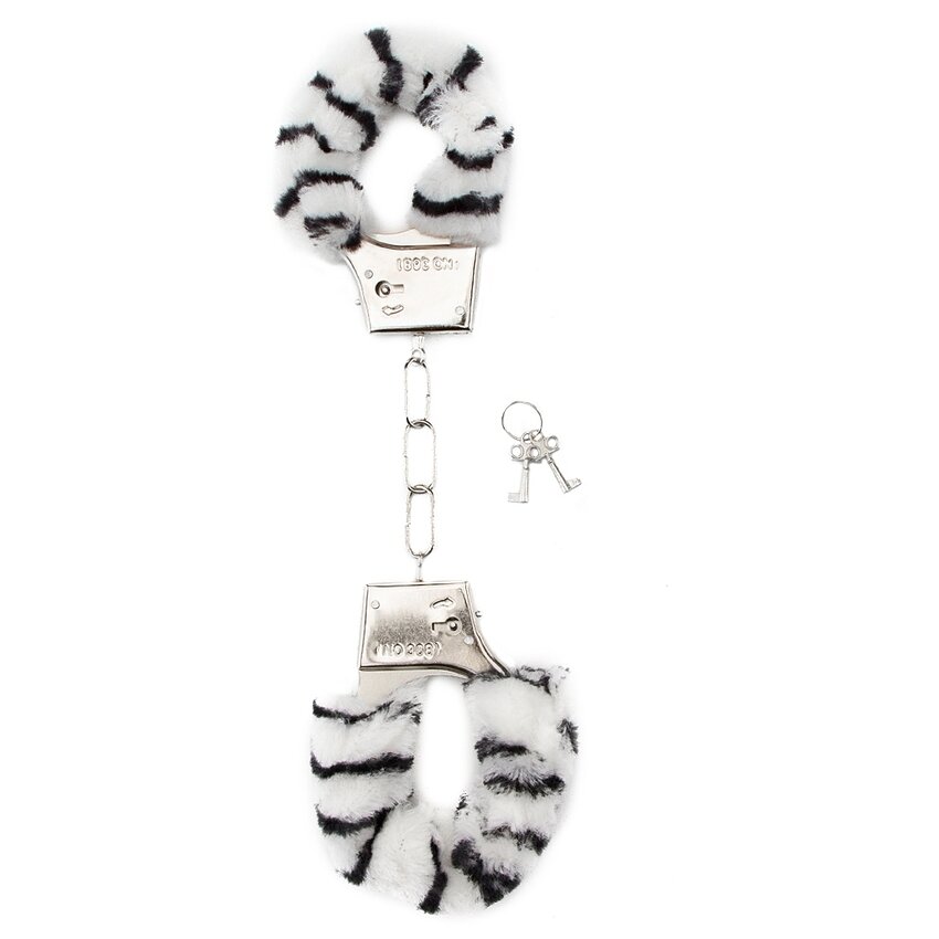 Cătușe Shots Furry Handcuffs Negru