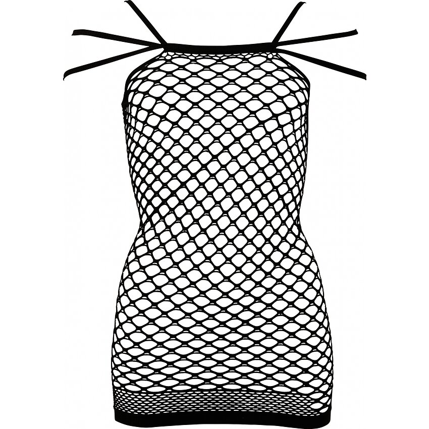 Chemise No:Xqse Din Plasă Elise Negru S-L