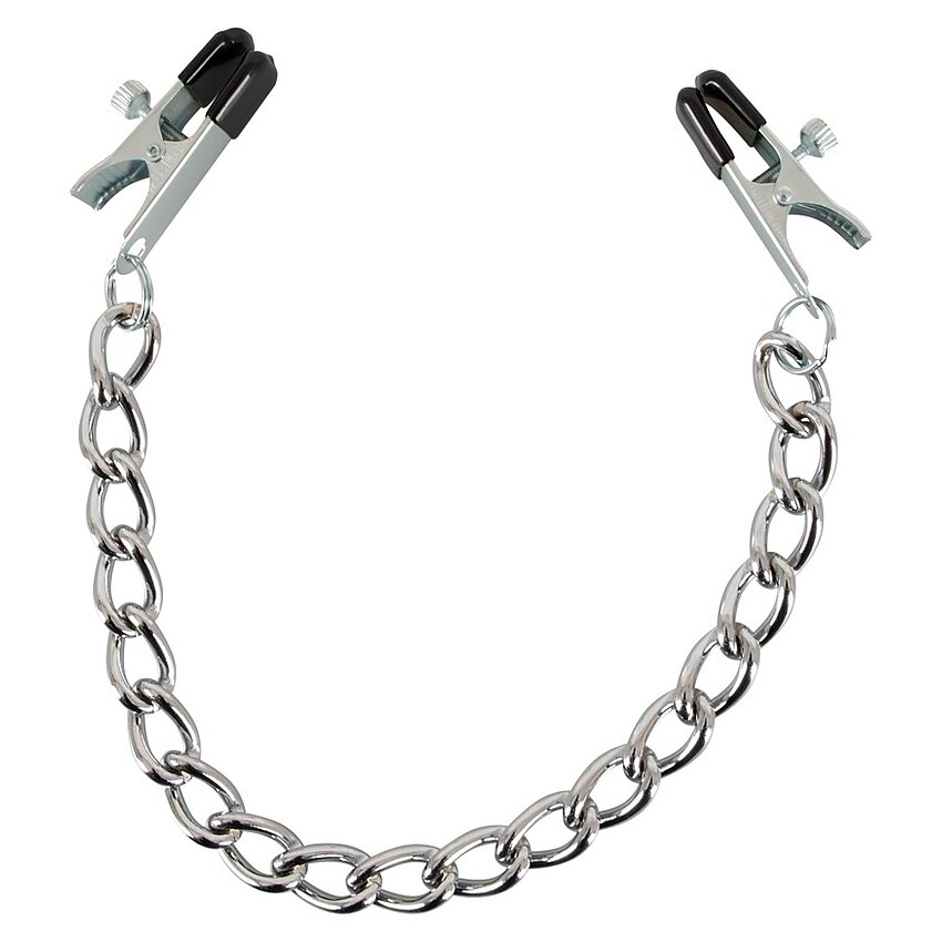 Cleme Sfârcuri Bad Kitty Chain Argintiu