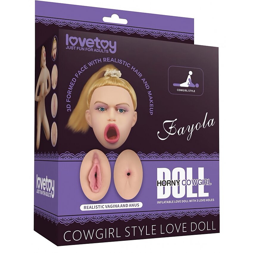 Cowgirl Lovetoy 93 cm – Păpușă Gonflabilă Compactă