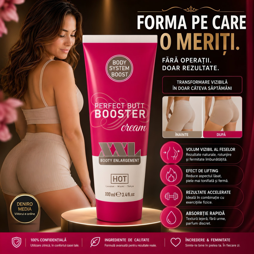 Cremă Cu Urmare De Volum Și Fermitate Pentru Fund 100ml
