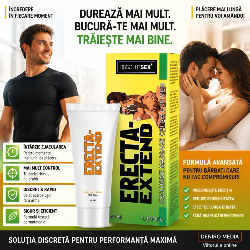 Cremă Ejaculare Prematură Erecta Extend 40 ml
