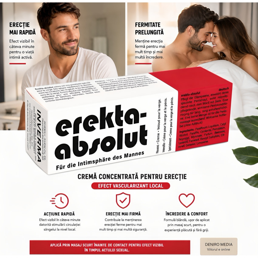 Cremă Sculare Erekta Absolut Cream 18ml