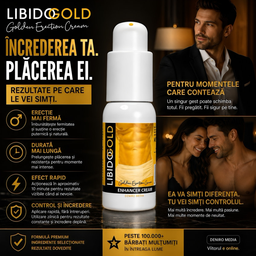 Cremă Sculare LibidoGold Golden Cream 50ml