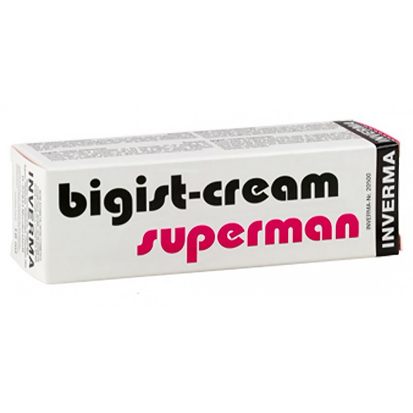 Cremă Mărirea Penisului Bigist Superman 18ml