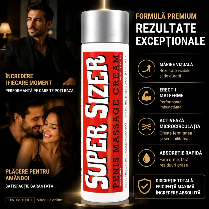 Cremă Mărirea Penisului Mega Sizer 200ml