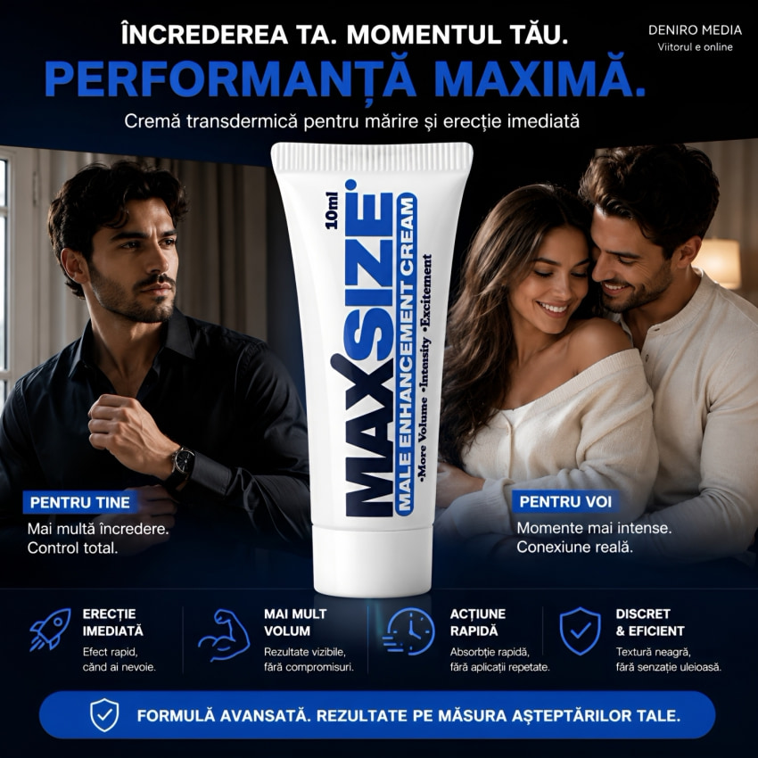 Cremă Pentru Alungirea Penisului MaxSize 10ml