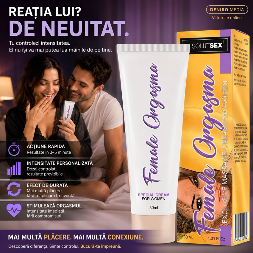 Cremă Stimulatoare Female Plăcere sexuală maximă Rapid 30ml