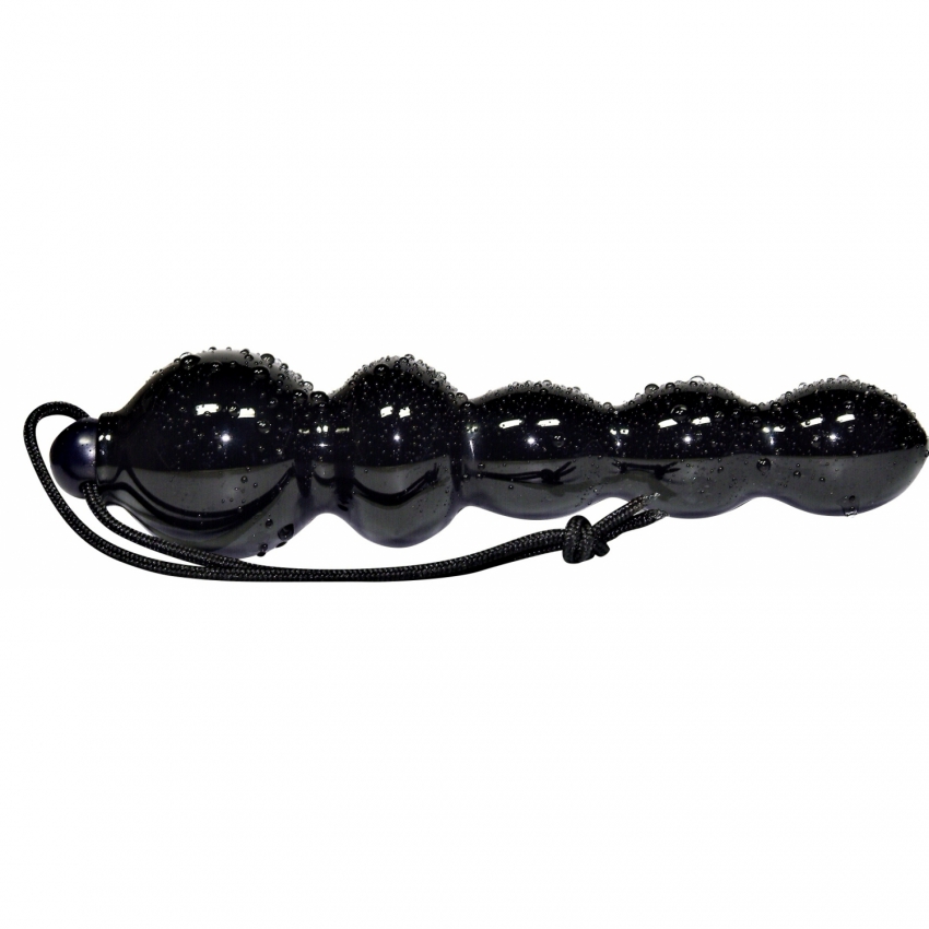 Dildo Globular Anal Negru
