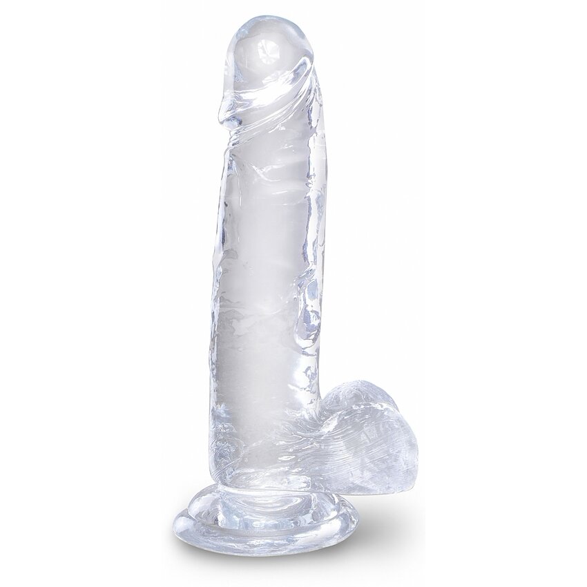 Dildo King 7 Inch Penis Transparent