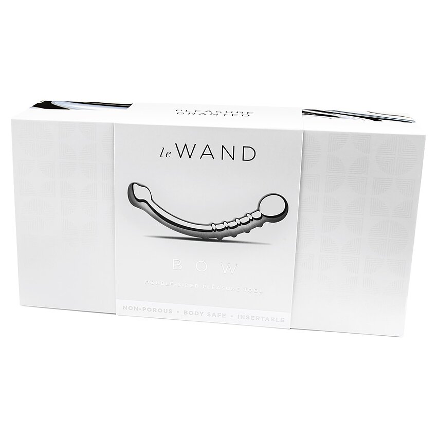 Dildo Metal Le Wand Stainless Steel Bow Argintiu
