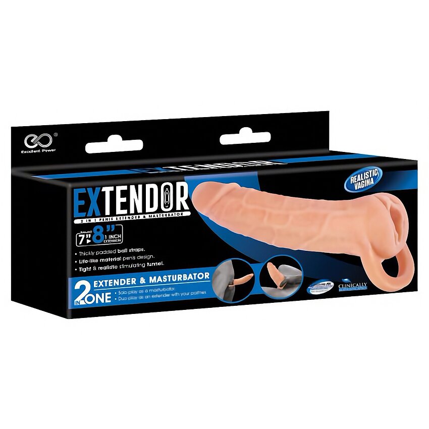 Extender 2 în 1 TPR, Masturbator și Dispozitiv Discret