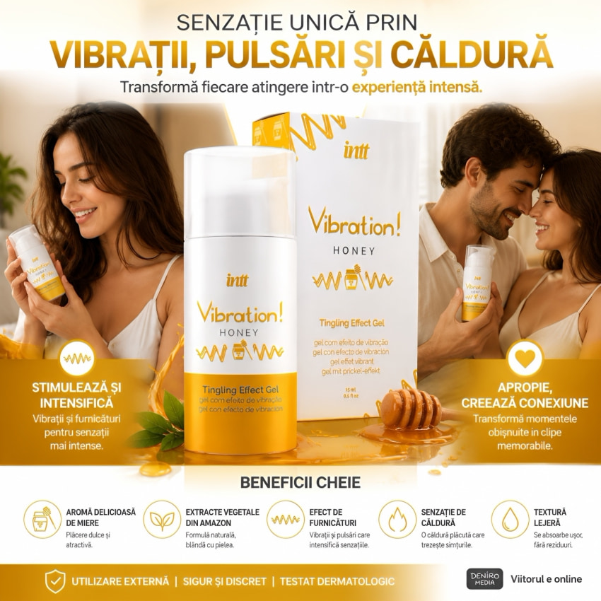 Gel De Vibrație Cu Efect De Furnicături 15 ml