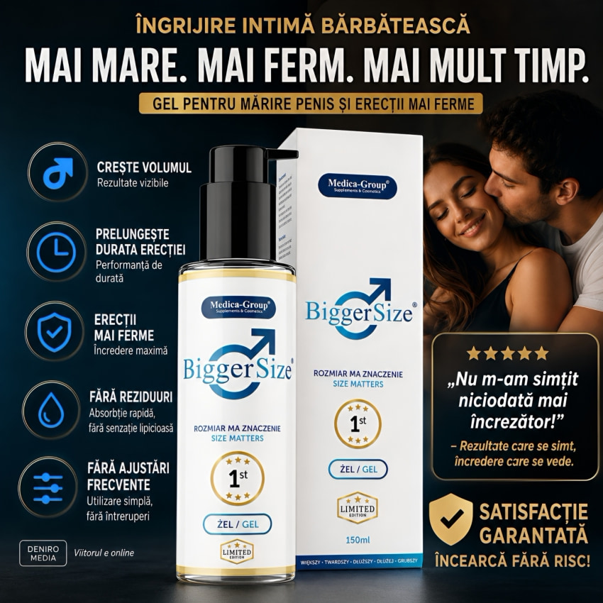Gel Alungirea Membrului BiggerSize 150ml