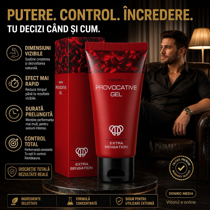 Gel Pentru Creșterea Penisului Titan Gel Provocative 50ml