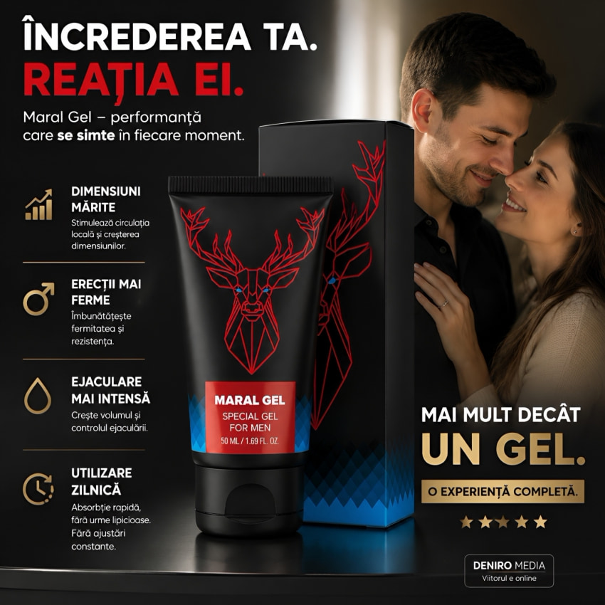 Gel Pentru Alungirea Penisului Maral Gel Original 50ml